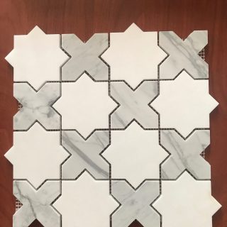 We supply special design mosaics with the thickness 3mm-2cm #marblemosaic #thinmosaic #turkishmosaic #3mmmosaic #marble #travertine #quaary #logisticservice